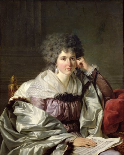 Madame Nicaise Perrin, nee Catherine Deleuze by Jean Charles Nicaise Perrin